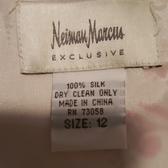 NEIMAN MARCUS  SILK DRESS - Picture 8 of 12